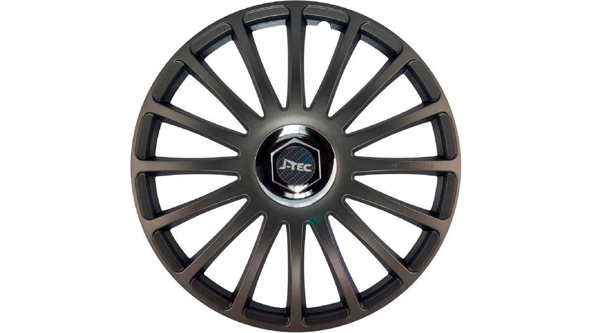 Enjoliveur+J-Tec+Grand+Prix+R+15+pouces+gris+%2B+anneau+chrom%C3%A9+%28%C3%A0+l%27unit%C3%A9%29